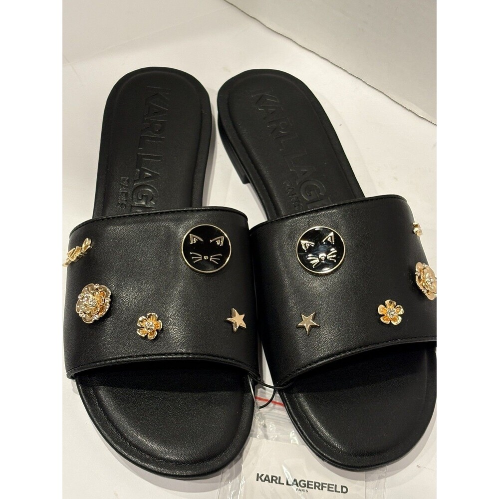 Karl Lagerfeld Ladies Slide Sandals Size 9